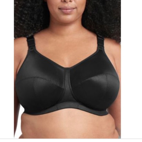 Goddess Plus Size Celeste Soft Cup Bra - Black NWT - Picture 1 of 1